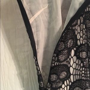 Betsey Johnson skull lace slip dress size small